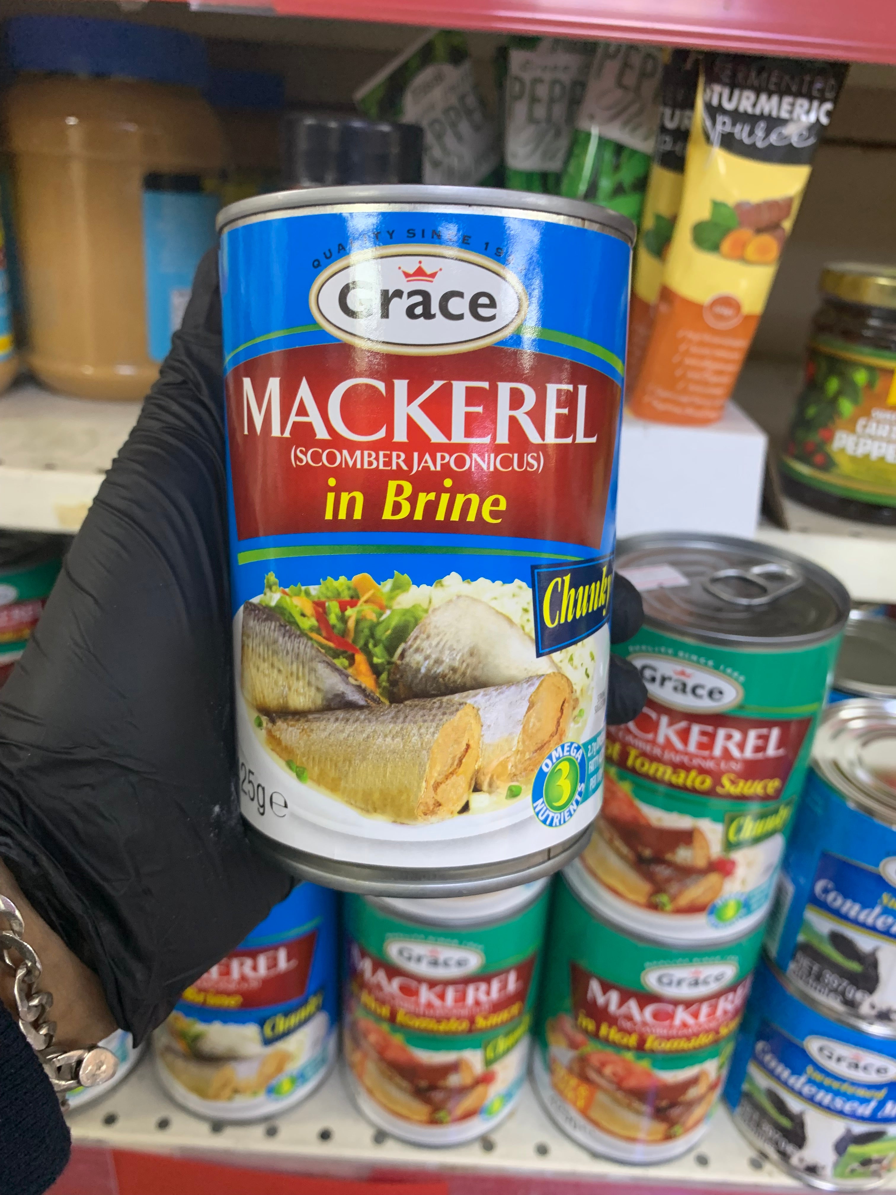 Mackerel in Brine 425g Grace