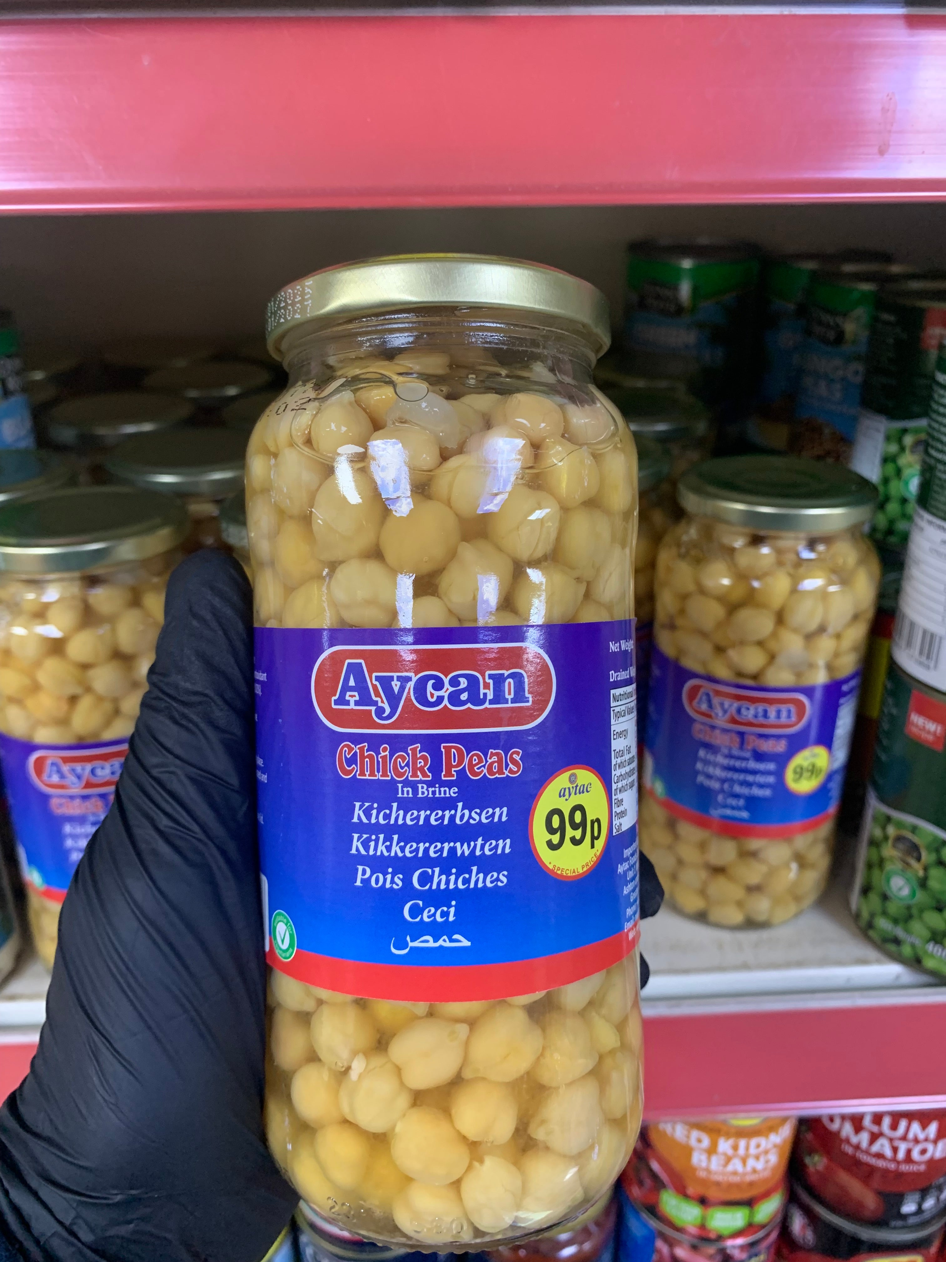 Chick Peas in Jar Aycan