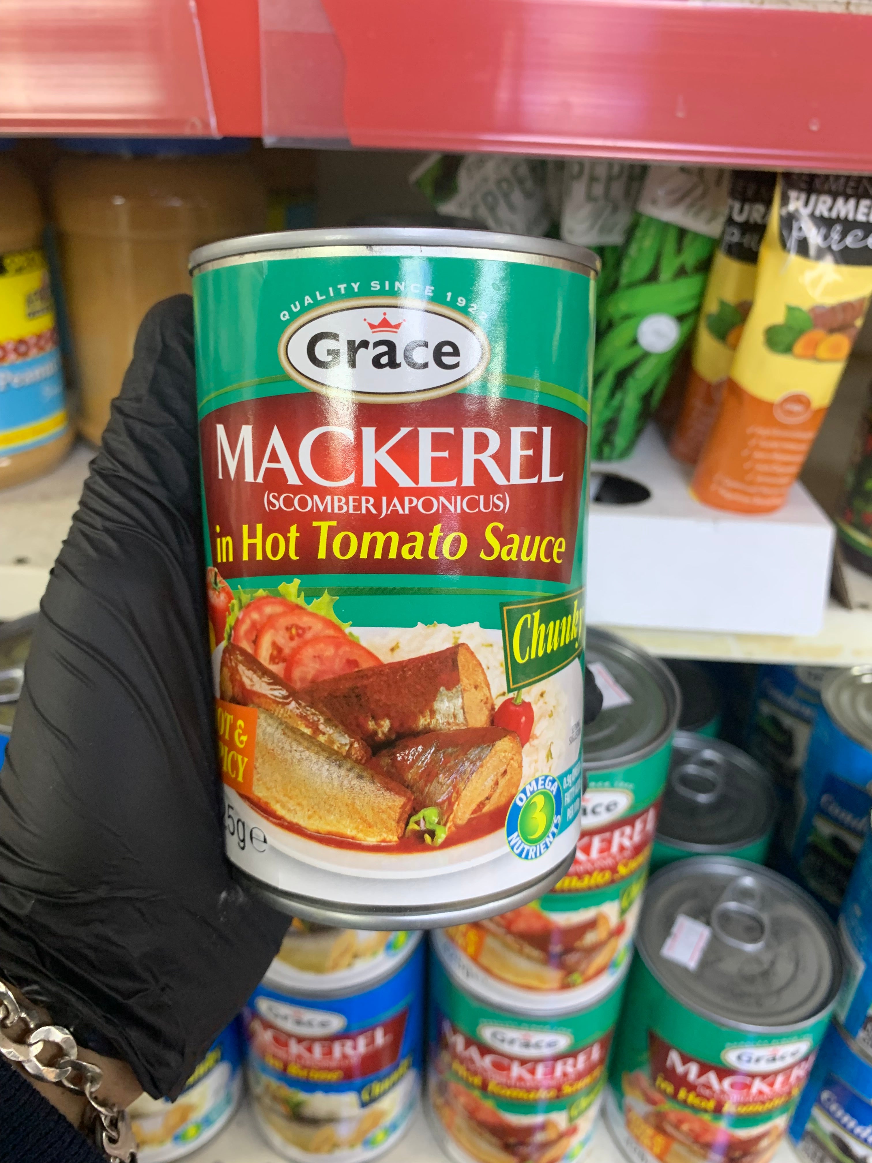 Mackerel in Hot Tomato Sauce 425g