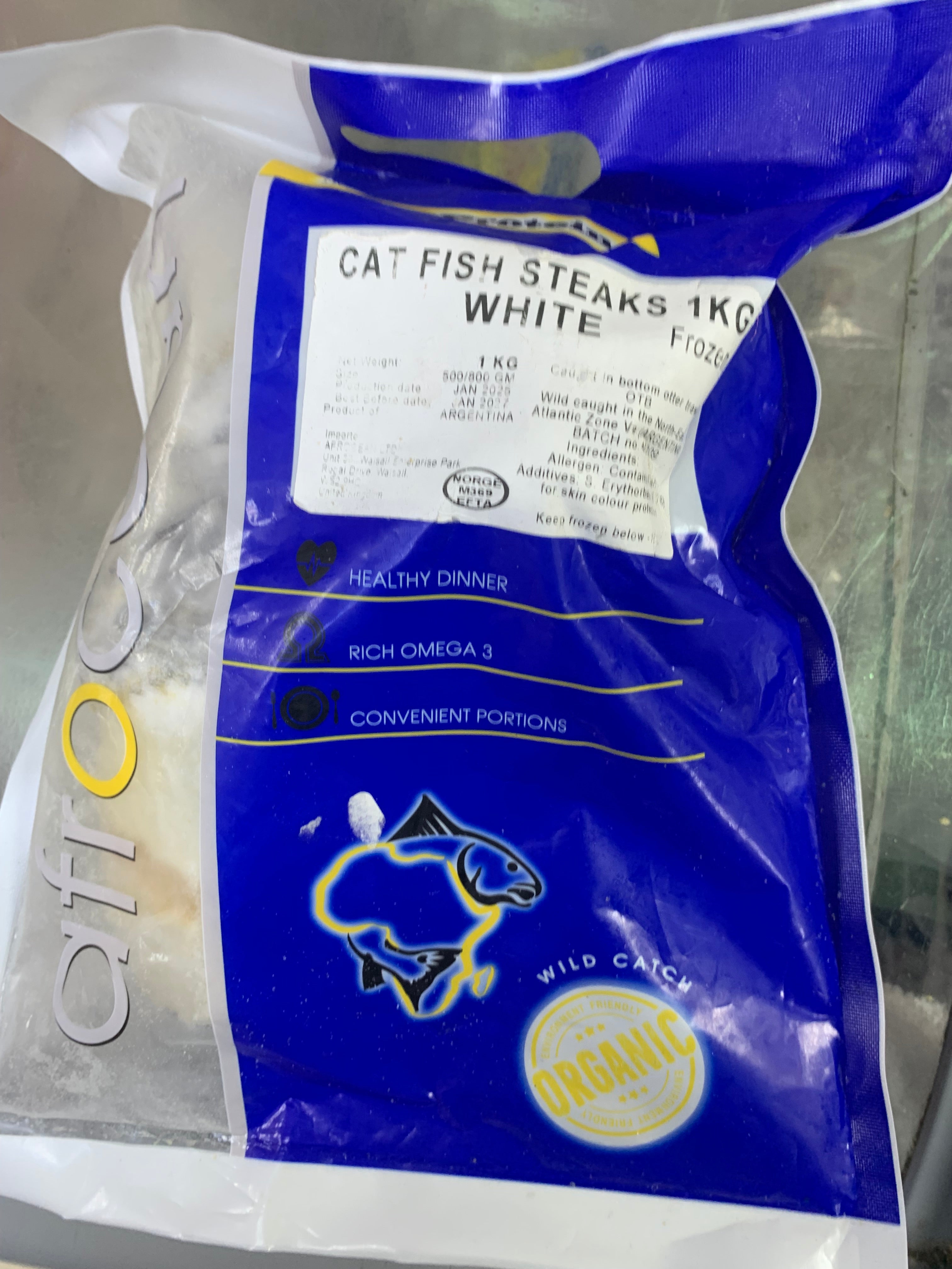 Catfish Steaks 1kg