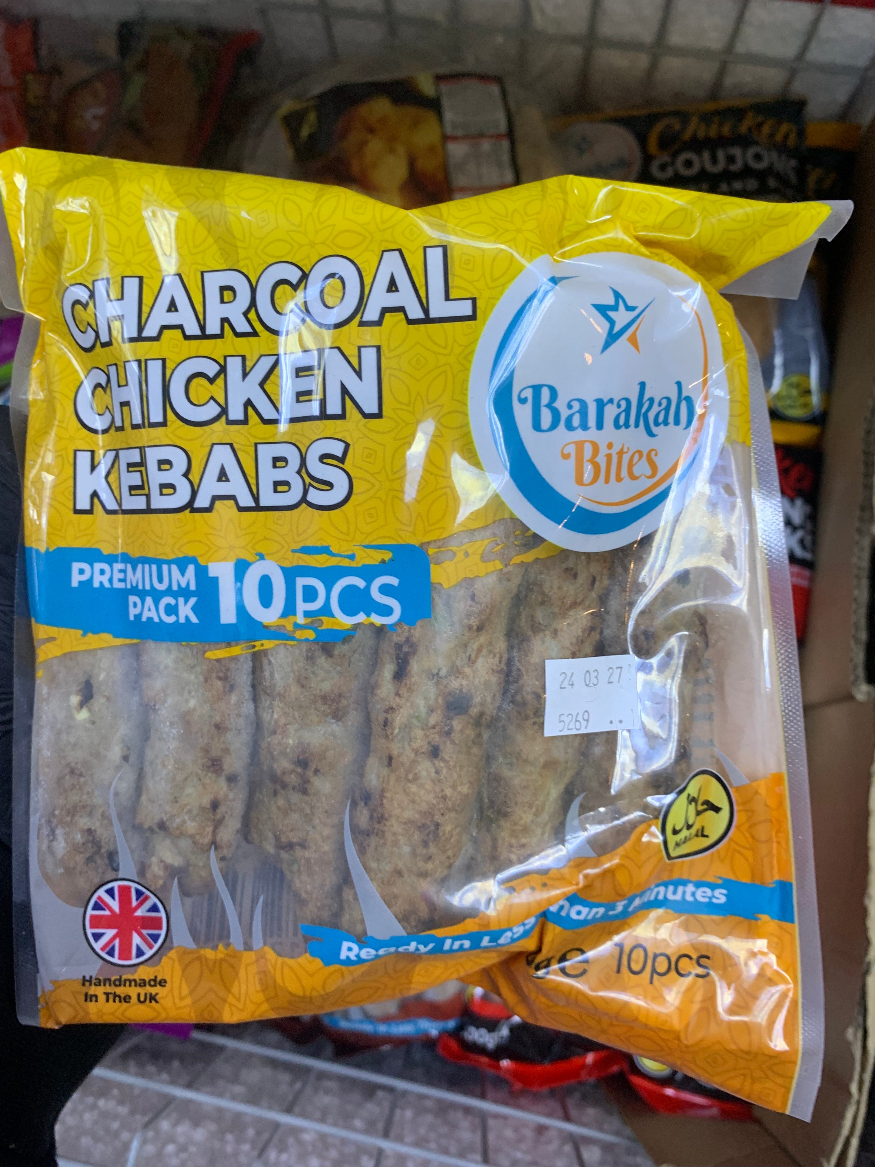 Charcoal Chicken Kebabs