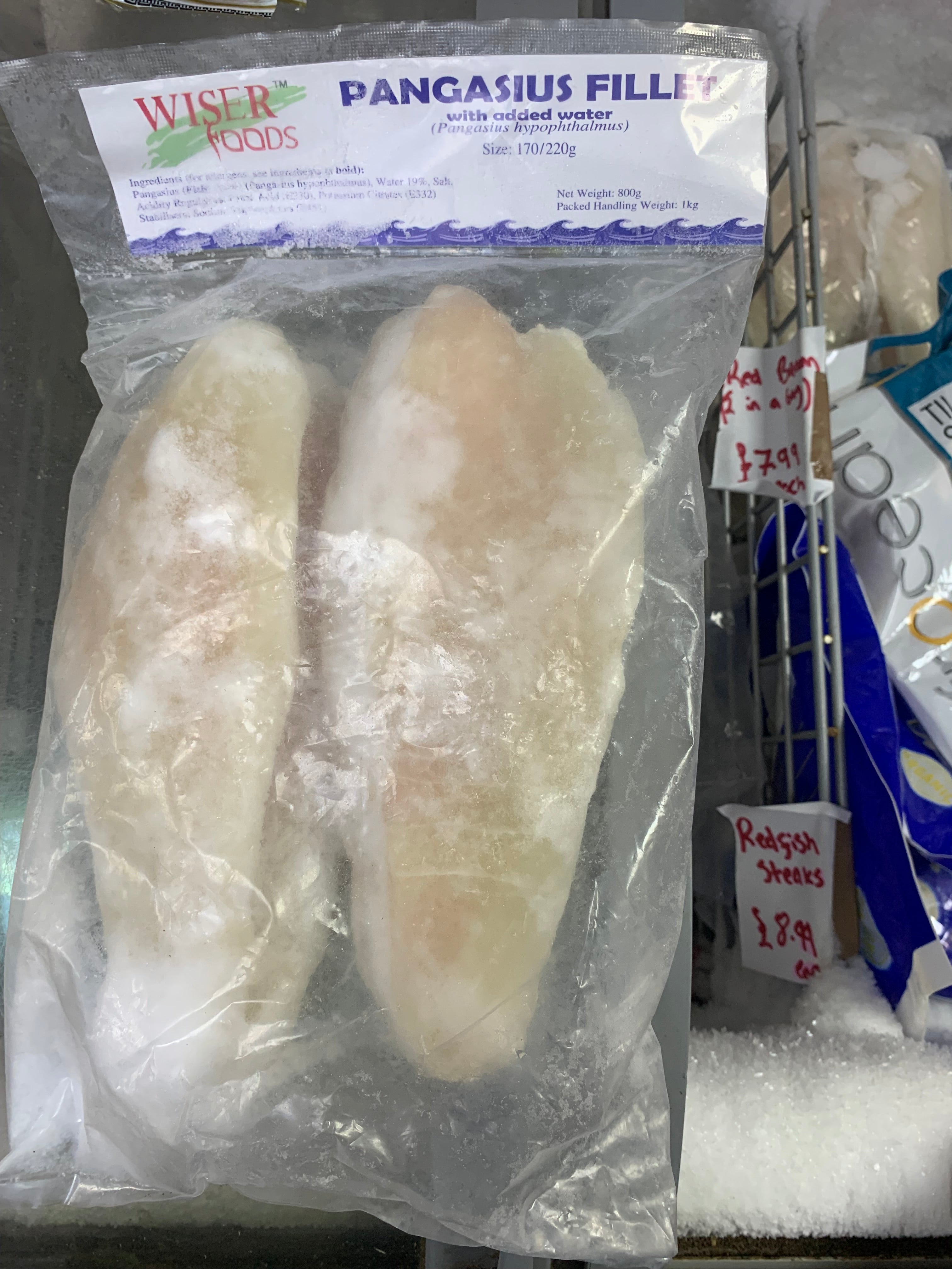 Pangasius Boneless Fillets 800g